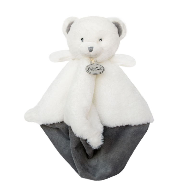  - papours baby comforter white bear 25 cm 
